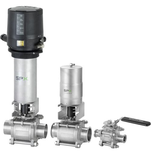 Válvula de esfera - BLV1 series - APV - de alavanca / com acionamento pneumático / de controle