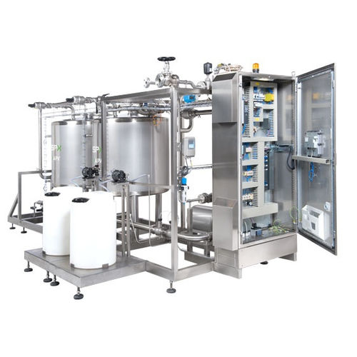 Unidade de limpeza CIP para a indústria alimentícia - MINI - APV - em aço inoxidável