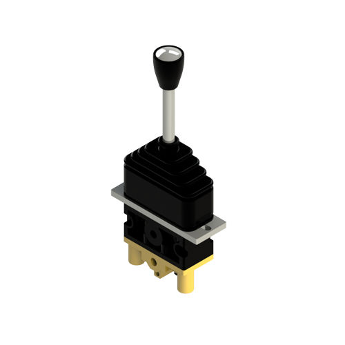 Válvula direcional pneumática piloto - JP100 series - GMS Hydraulic Components - de acionamento manual