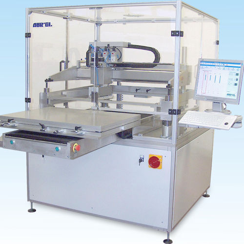 Máquina de serigrafia de pasta de solda - VS2025 - AUREL Automation Division - SMT / para superfícies planas / de alta precisão