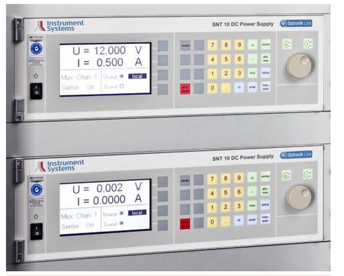 Fonte de alimentação elétrica para montagem em rack - SNT 10 - Instrument Systems - CC/CC