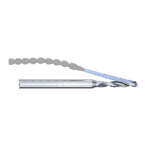 Broca inteiriça - MiquDrill 210 - Mikron Group - universal / para alumínio / de metal duro