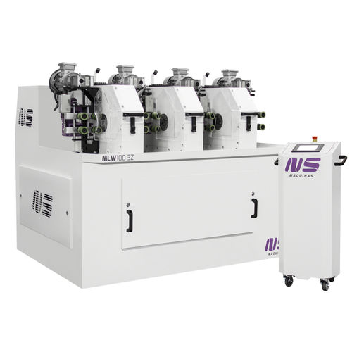 Máquina de acabamento politriz - MLW100 Z - NS Máquinas Industriais - para tubos / para metais / automática