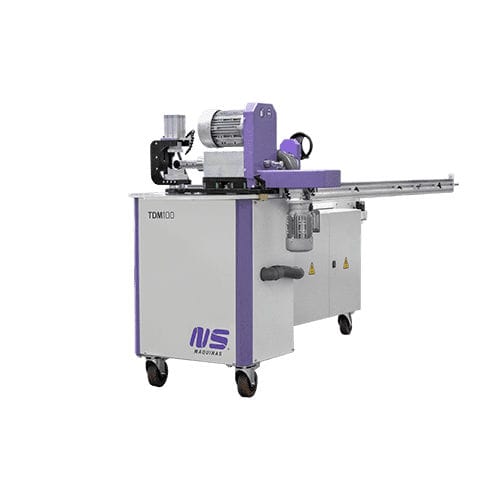 Furadeira-rosqueadeira horizontal - TDM100 - NS Máquinas Industriais - para placas tubulares / para realização de furos inclinados / para aço