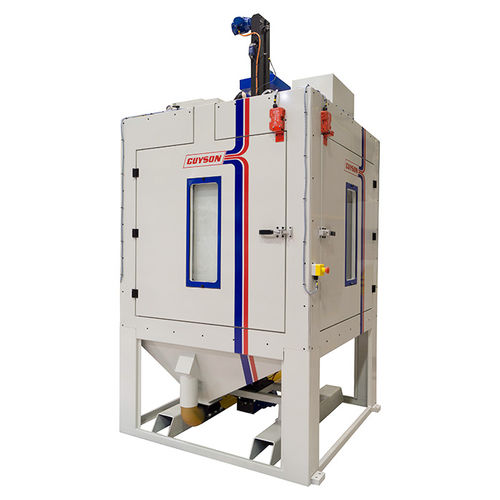 Cabine de jateamento de areia automática - Multiblast RSB - GUYSON - por pressão / com mesa giratória / para aplicações aeroespaciais