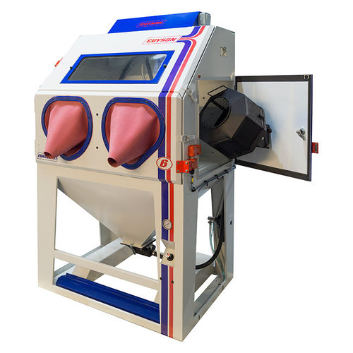 Cabine de jateamento de areia manual - Euroblast Plus - GUYSON - por sucção / de tambor rotativo / para aplicações aeroespaciais