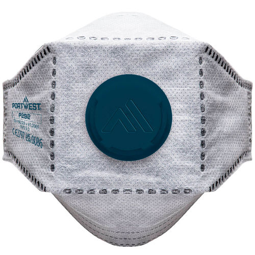 Máscara de proteção descartável - P292WHR - Portwest Clothing Ltd - PFF2 / semifacial / industrial