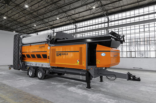 Peneira para peneiramento a seco - SM 620.3 - Doppstadt - para reciclagem / de tambor / para produtos a granel