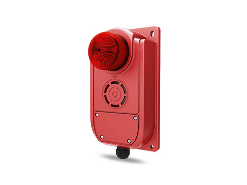 Sinalizador sonoro para alarme com flashes de luz - AL60 - Shanghai Nanhua Electronics Company - IP65 / de parede