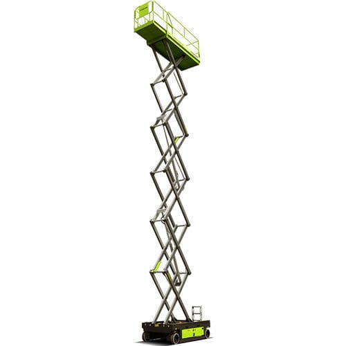 Plataforma elevatória tipo tesoura com rodas - ZS1414DC-Li - Zoomlion Heavy Industry Science & Technology Co., - elétrica