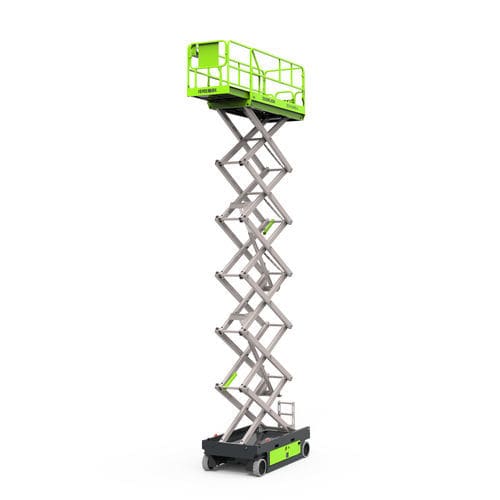 Plataforma elevatória tipo tesoura com rodas - ZS1414HD-Li - Zoomlion Heavy Industry Science & Technology Co., - com bateria / hidráulica / compacta