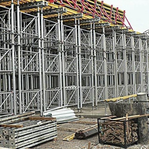 Torre de escoramento em alumínio - GASS® - Hünnebeck GmbH - para serviços pesados / de placas para pavimentação / fixa