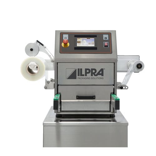 Seladora de bandejas para tabuleiros - FOODPACK BASIC - Ilpra S.p.A. - linear / semiautomática / para a indústria alimentícia