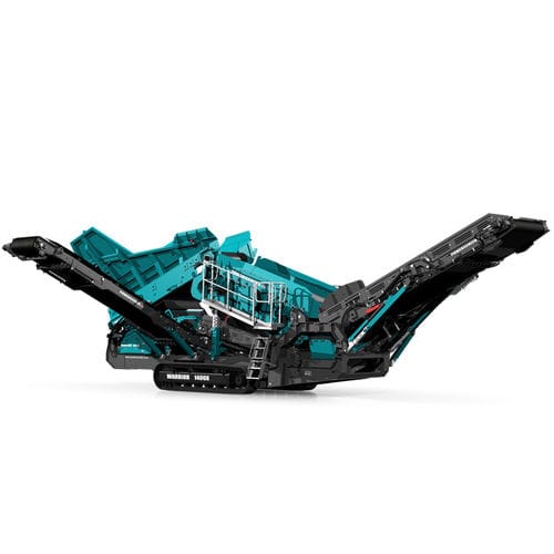 Peneira para construção civil - WARRIOR 1400X - Powerscreen - móvel / vibratória linear / para produtos a granel