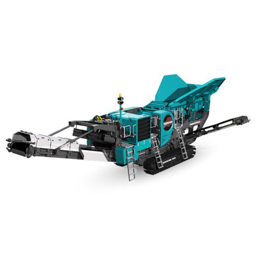 Britador de mandíbulas - Premiertrak 400X - Powerscreen - móvel / para produção de areia / primário