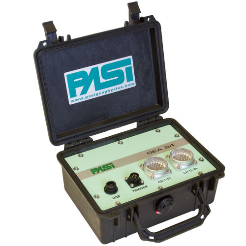 Sismógrafo de exploração - GEA24 - P.A.S.I. SRL - 24 bits / USB / multicanais