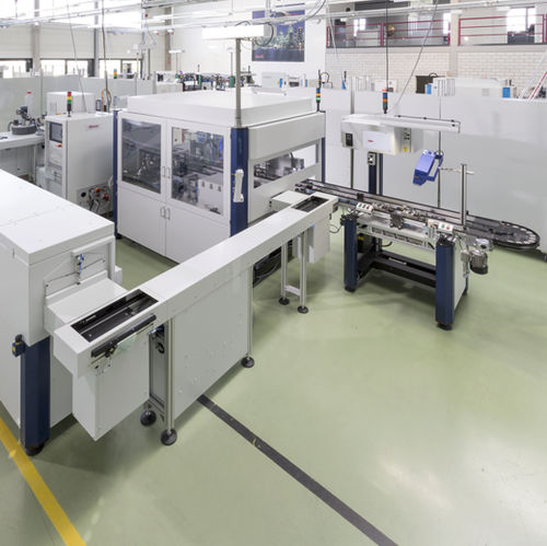 Linha de montagem automática - Wolf Produktionssysteme GmbH & Co.KG - de soldagem