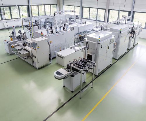 Linha de montagem para unidades de sensores - SkyLine - Wolf Produktionssysteme GmbH & Co.KG