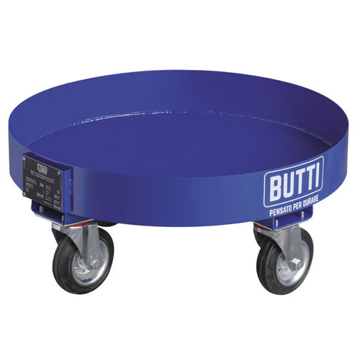 Carrinho de movimentação - 927AT - BUTTI - em aço / de transporte de tambor / com rodízios