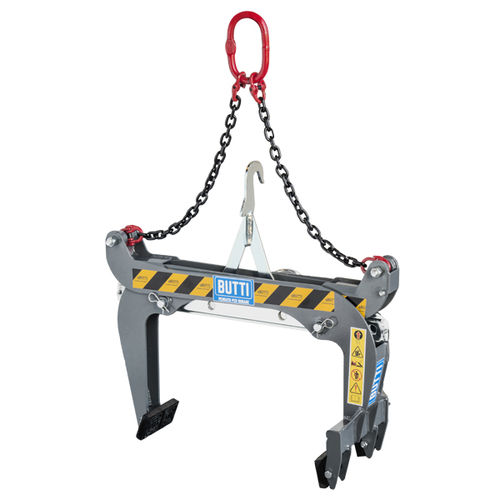 Garra de elevação para materiais de construção - 525 - BUTTI - vertical / mecânica / automática