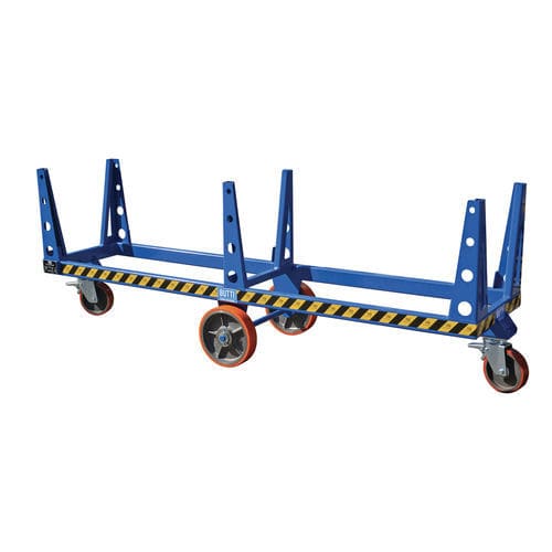 Carrinho de transporte - 938PBR series - BUTTI - de perfis / com freio