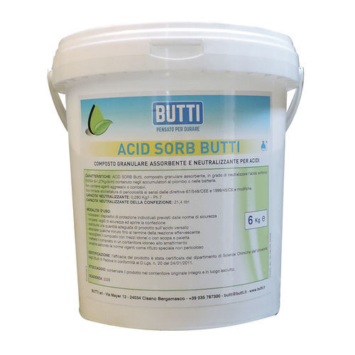 Absorvente em pó - 909P0805 - BUTTI - para ácidos / neutralizador