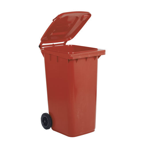 Contêiner de lixo em polietileno - 941L120 - BUTTI - com 2 rodas / com pega / com pedal