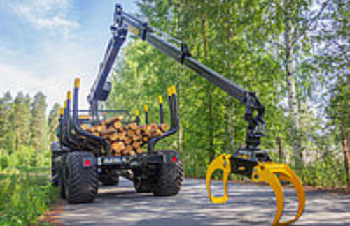 Carregadeira montada em trator - 326T  - Kesla Oyj - florestal