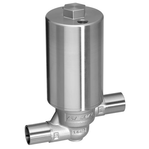 Válvula de diafragma - F40 - GEMÜ Gebrüder Müller Apparatebau GmbH & Co. KG - com acionamento pneumático / para aplicações industriais / para aplicações de processo