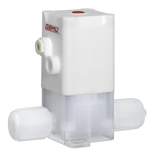 Válvula de diafragma - C50 - GEMÜ Gebrüder Müller Apparatebau GmbH & Co. KG - pneumática / de distribuição / para ácidos