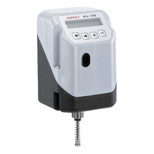 Posicionador inteligente de válvula - 1436 cPos - GEMÜ Gebrüder Müller Apparatebau GmbH & Co. KG - eletropneumático / de 1/4 de volta / linear