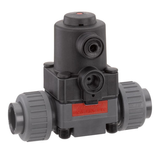 Válvula de diafragma - 610 - GEMÜ Gebrüder Müller Apparatebau GmbH & Co. KG - com acionamento pneumático / de controle / com rosca