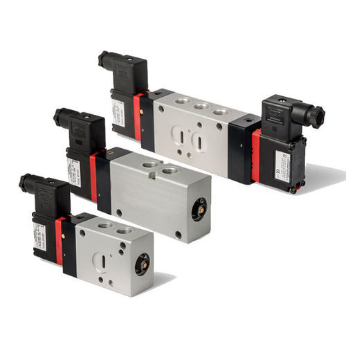Válvula direcional pneumática spool - S series - HOERBIGER Automatisierungstechnik GmbH - acionada por solenoide / 3/2 vias / de 5/2 vias