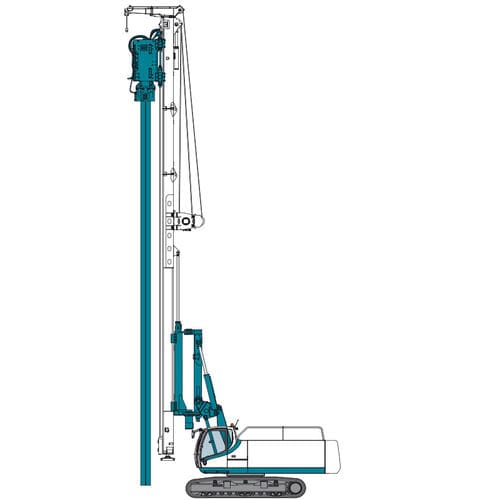 Motovibrador hidráulico - CASAGRANDE - Foundation Division - vertical