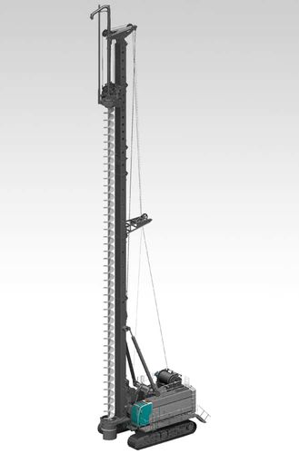 Perfuratriz de trado contínuo - B470 XP-2 - CASAGRANDE - Foundation Division - multifuncional / para estacas escavadas / para perfuração profunda
