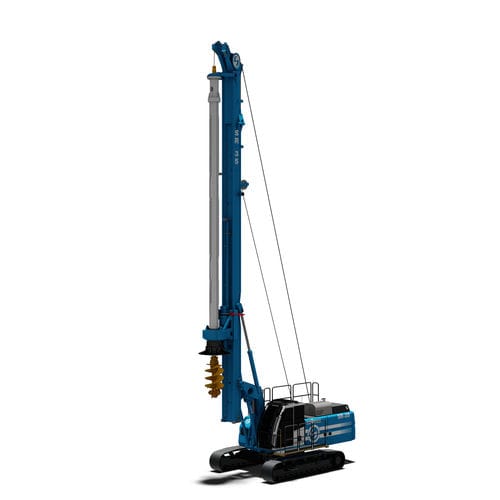 Perfuratriz de trado contínuo - SR-35 Blue Tech Plus - SOILMEC S.P.A. - para estacas escavadas / de esteiras / rotativa
