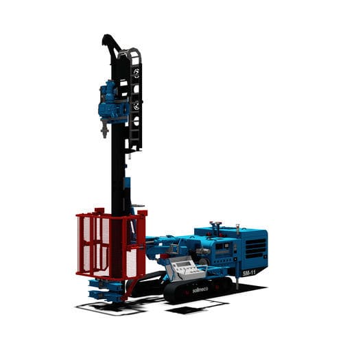 Perfuratriz com coroa - SM-11  - SOILMEC S.P.A. - multifuncional / de esteiras / rotativa