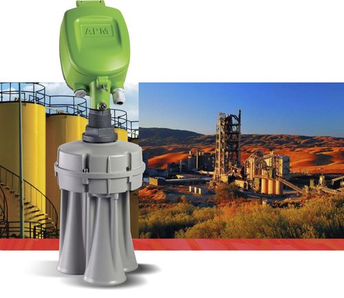 Sensor de nível e de volume acústico - 3DLevelScanner HT - APM Automation Solutions Ltd. - para sólidos / para altas temperaturas