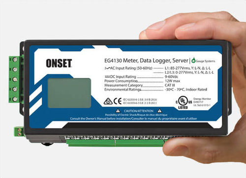 Sistema de monitoramento de análise energética - EG4100 series - ONSET