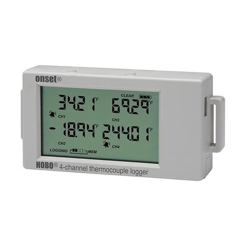 Registrador de dados de temperatura - HOBO UX120 - ONSET - USB / com display LCD / para termopar