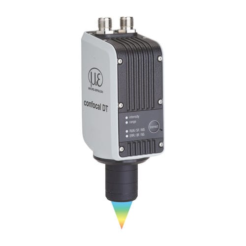 Sensor confocal de codificação cromática - confocalDT IFD2410/2415 - MICRO-EPSILON - para medição de espessura / para medição de distância / sem contato
