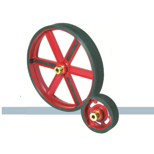 Roda monobloco - E5 - TALLERES EMIT, S.A. - em material plástico / com ranhura