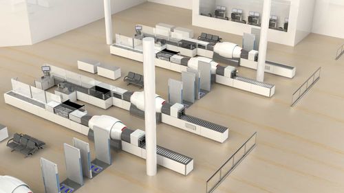 Sistema de controle para aeroporto - Pax Compact - VANDERLANDE - de processo / para transportador / de bagagem