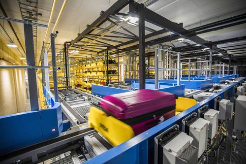 Sistema de armazenamento com carrinhos de vaivém - BAGSTORE - VANDERLANDE