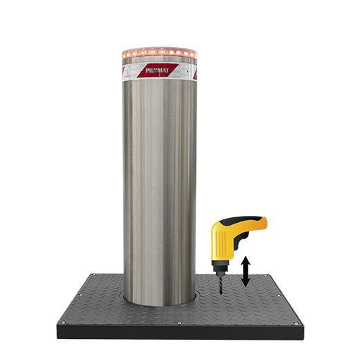 Pilarete rebatível manual - 275/K12 900SA - PILOMAT - pneumático / alta segurança