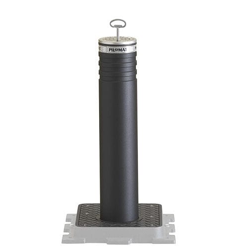 Pilarete rebatível semiautomático - 127/P 500SA - PILOMAT - pneumático / para zona pedonal / em aço
