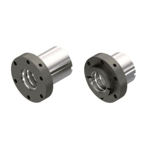 Porca com pescoço - KGF-N series - NEFF-Gewindetriebe - de esferas / em aço / com rosca