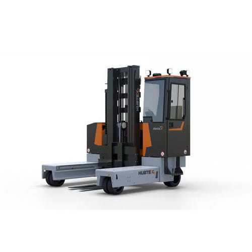 Empilhadeira lateral multidirecional - MaxX series - HUBTEX - elétrica / para operador sentado a bordo / de movimentação