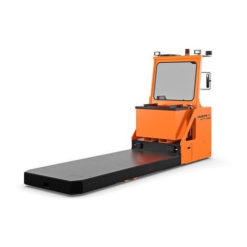 Carrinho de transporte - GTT series - HUBTEX - com plataforma / para vidro / motorizado
