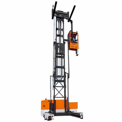 Empilhadeira lateral elétrica - MU  - HUBTEX - para operador sentado a bordo / de movimentação / para corredores estreitos